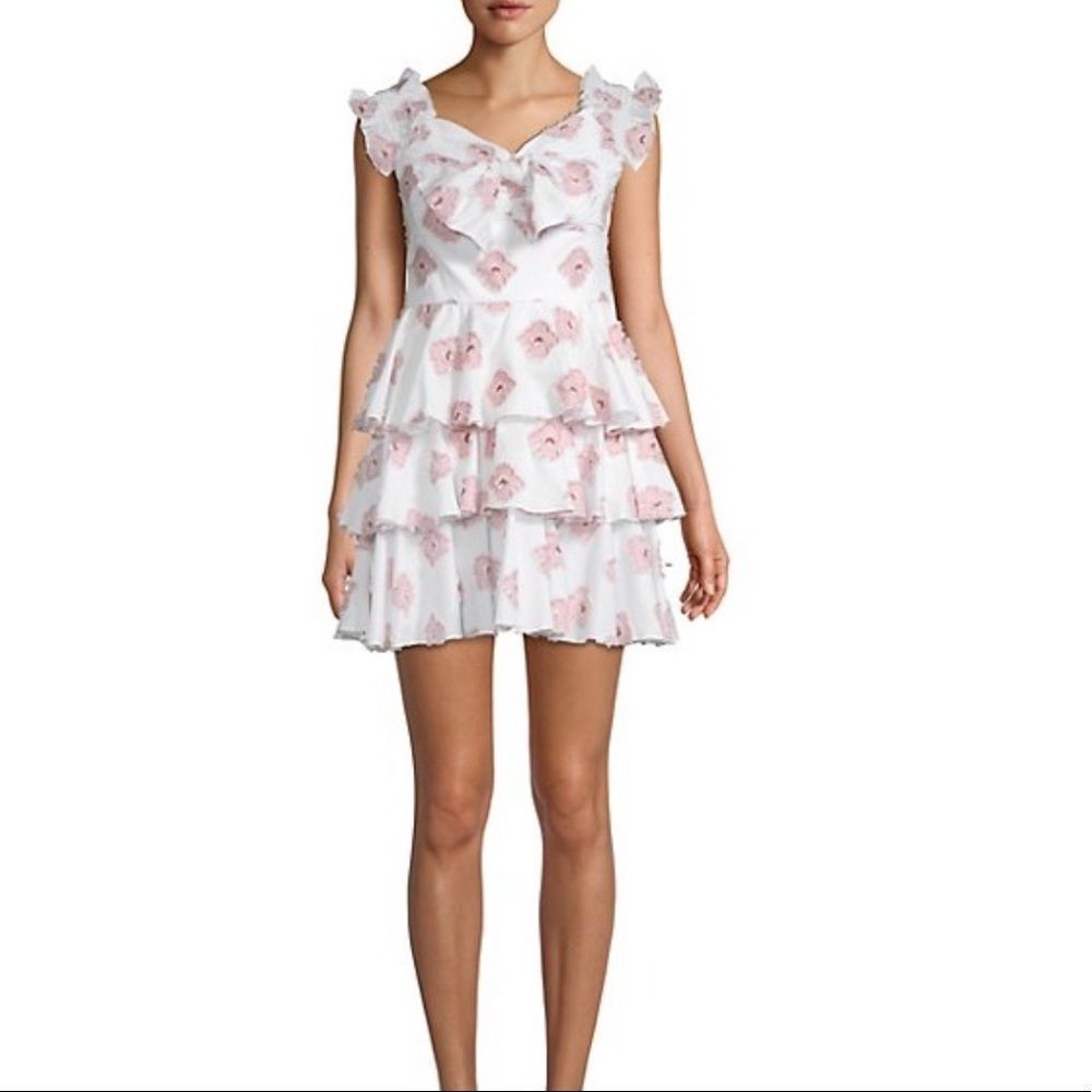 Caroline Constas Helena Floral Mini Dress